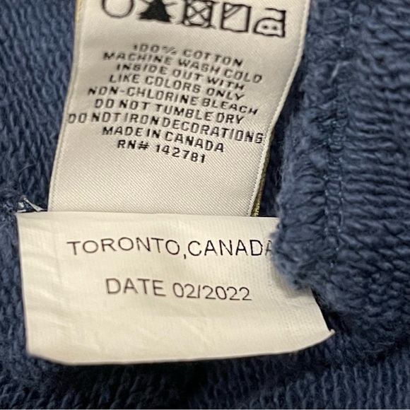 Aime Leon Dore Brush Script Hoodie Blue Mediun - Picture 10 of 10